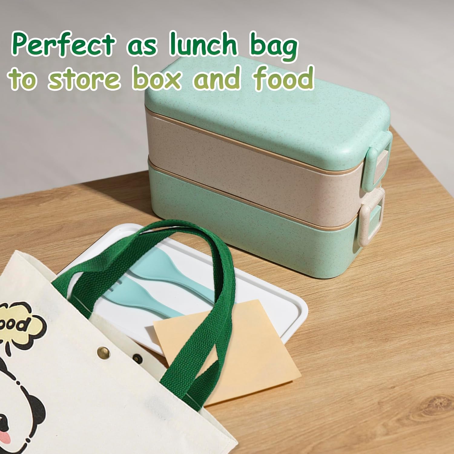 Lyosehy 6PCS Canvas Tote Bags 9"x11" Canvas Handbag Lunch Bags - Image 8