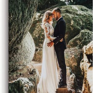 Personalized Custom Canvas Prints: Photo On Canvas (Framed Canvas, 12x18) Transform Your Photos into Stunning Framed Wall Art Digitally Printed Photo To Canvas Ideal for Home Decor