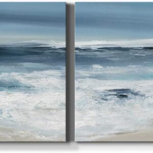 Renditions Gallery Tidal Fishing I Wall Art, Premium Gallery Wrapped Canvas Decor, Ready to Hang, 16 in H x 16 in W, Made in America Print